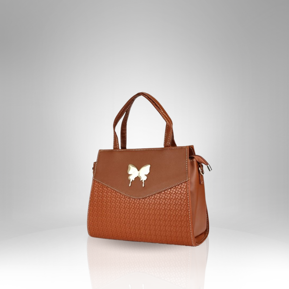 Elegant Women's Handbag with Butterfly Detail -  AX-24005 - Image 6