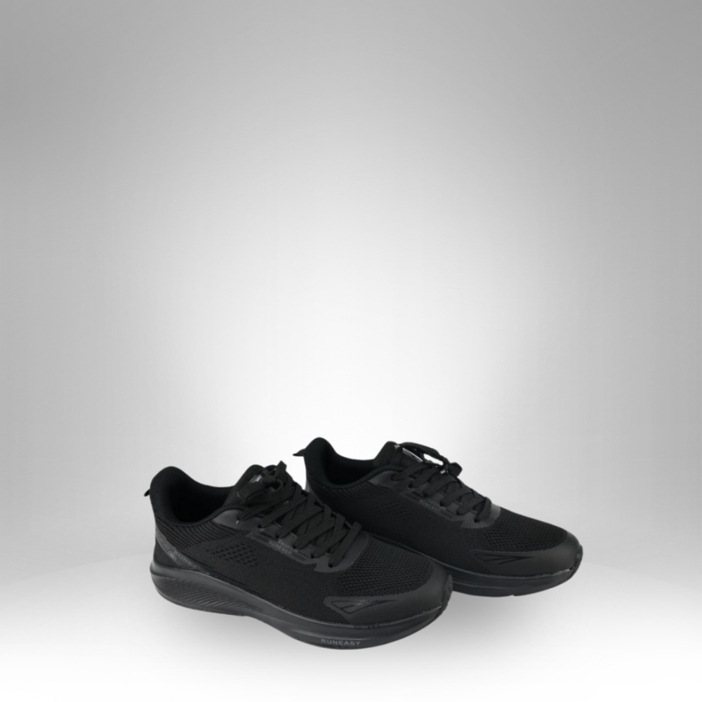Men's All-Black Sports Sneakers - B300B - Image 2
