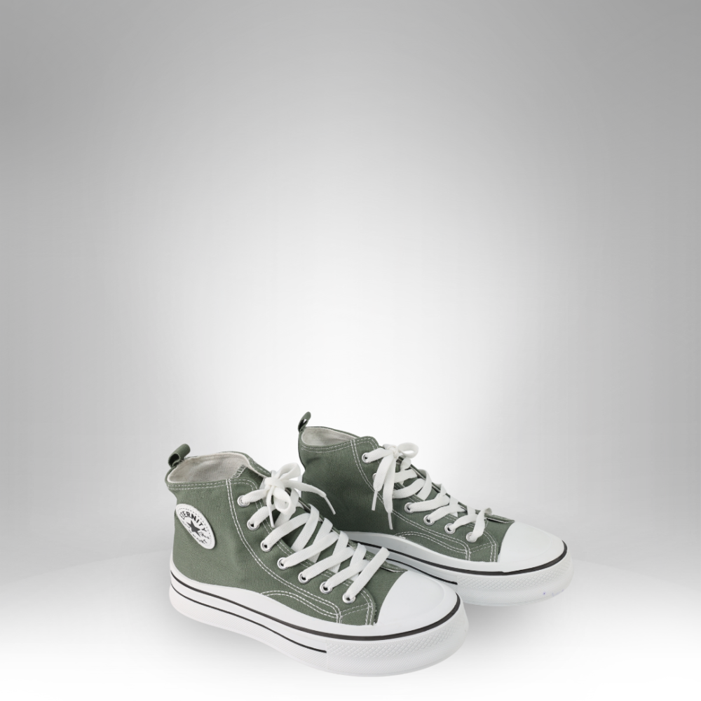 Men's High-Top Canvas Sneakers - CH-ZN002 - Image 2