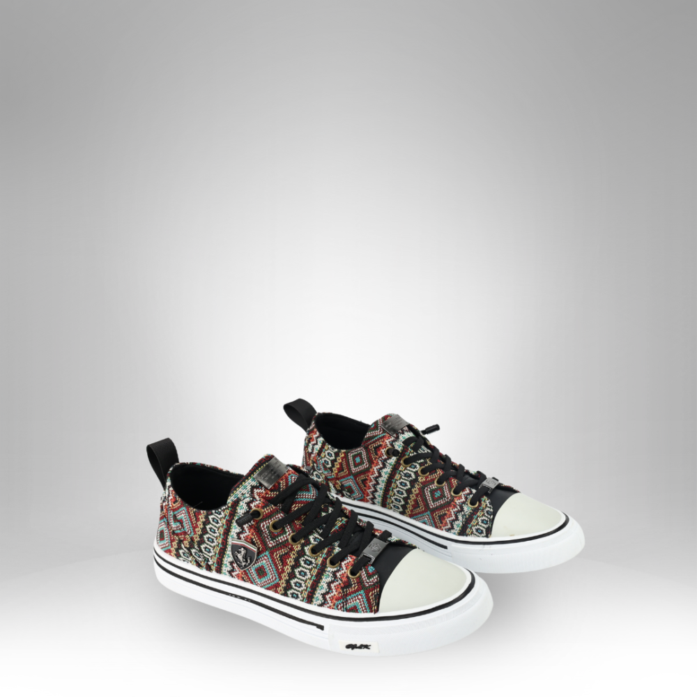 Men's Casual Sneakers with Pattern Design - CY-66E5 - Image 3