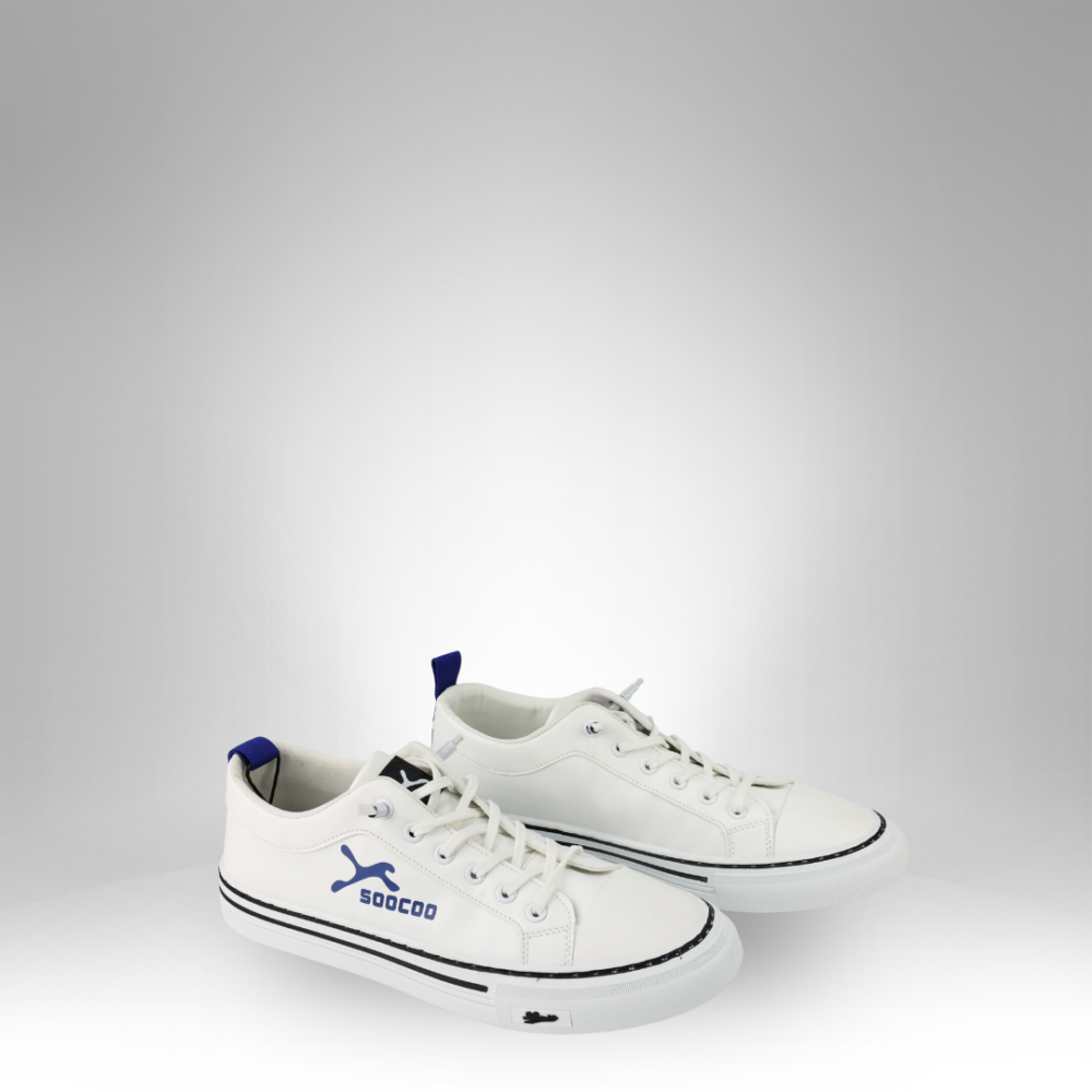 Men's White Sneakers with Blue Accent – CY-66E2 - Image 3