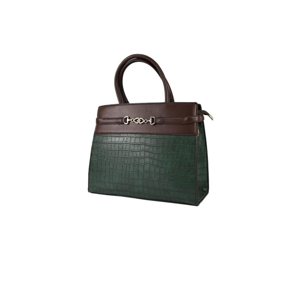 Textured Handbag with Classic Closure - SD-2057 - Image 3
