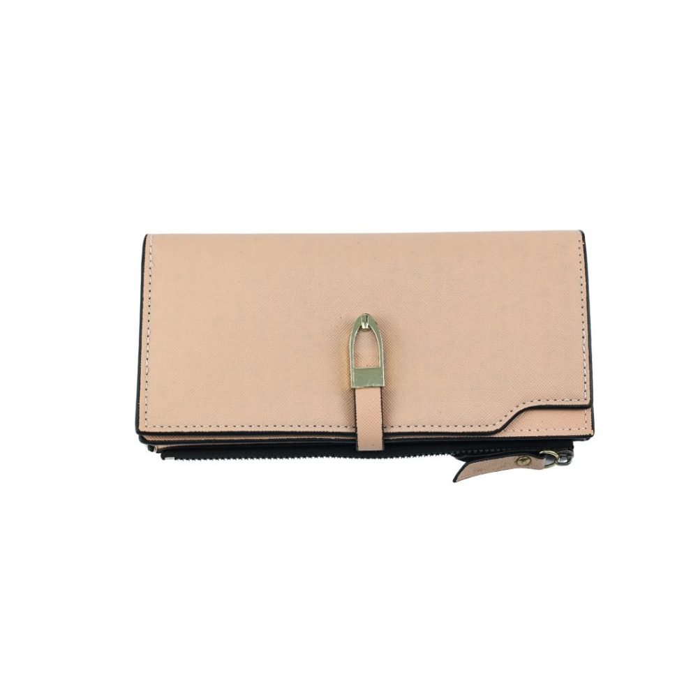 Floral-Embossed Wallet 22M-38