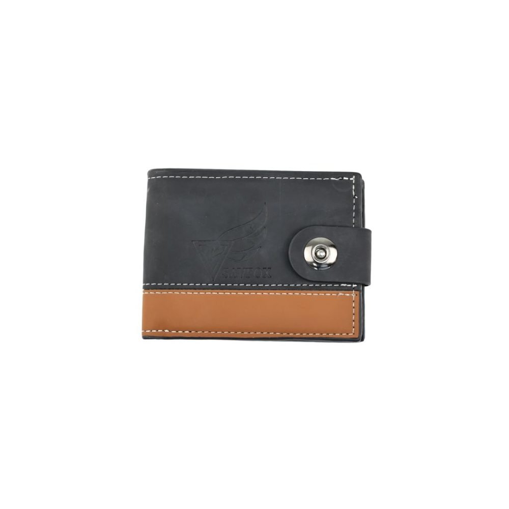 Men's Rexin Wallet with Snap Closure - 22S-401