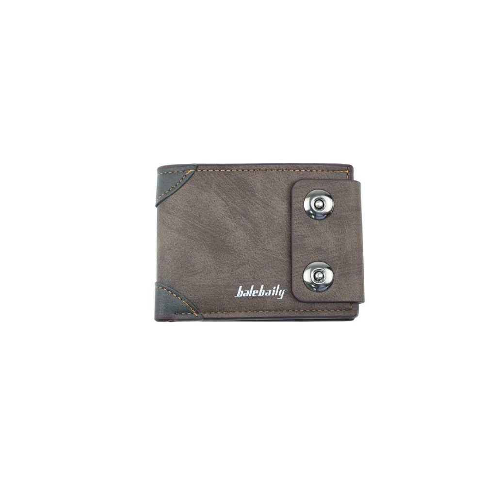 Men’s Stylish Wallet with Snap Closure - 22S-539