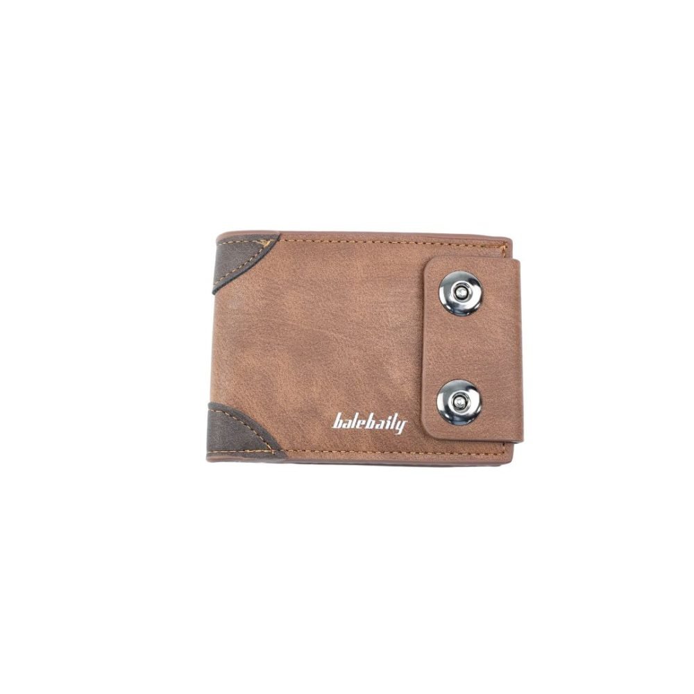 Men’s Stylish Wallet with Snap Closure - 22S-539 - Image 2