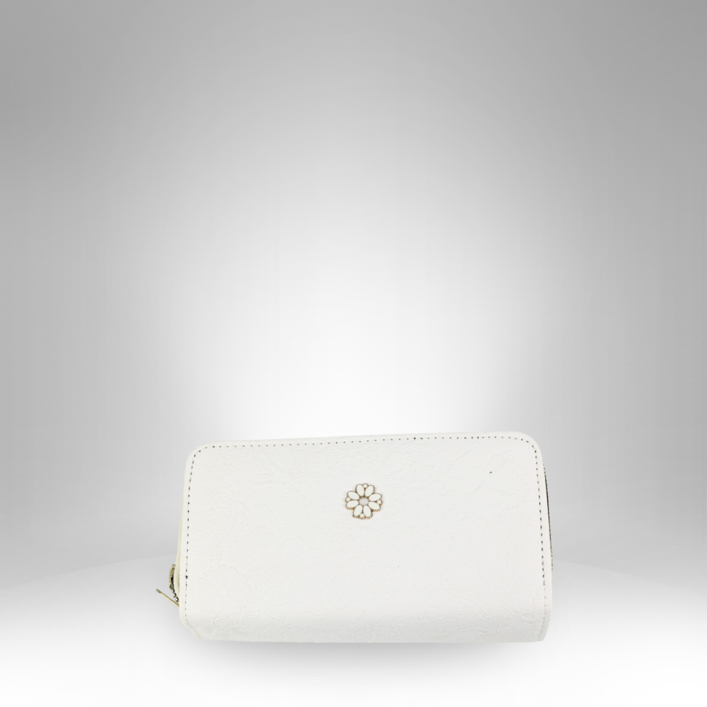 Floral Embellished Quilted Wallet - ZP3-3 - Image 4