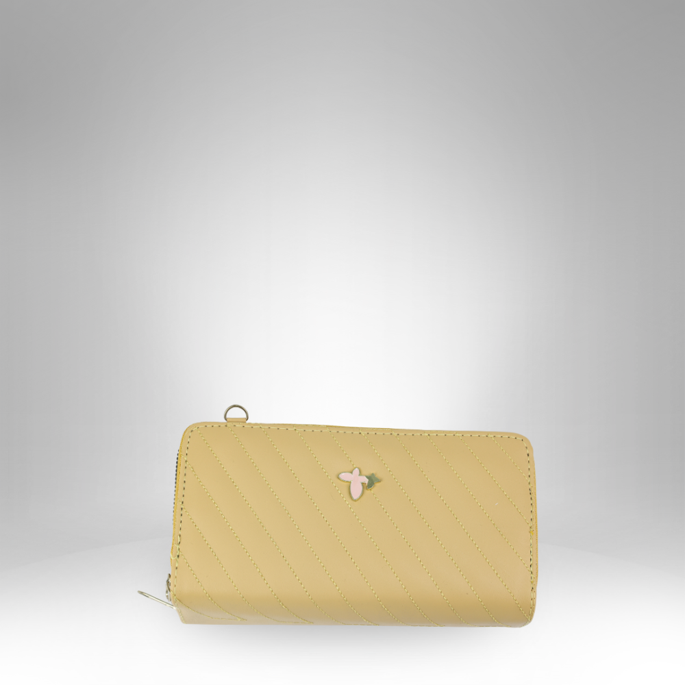Quilted Wallet with Butterfly - NI-77 - Image 3