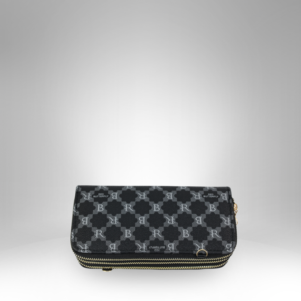 Monogrammed Zipper Long Wallet - 293-29 - Image 4