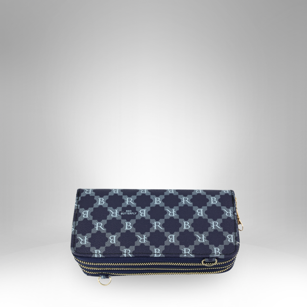 Monogrammed Zipper Long Wallet - 293-29