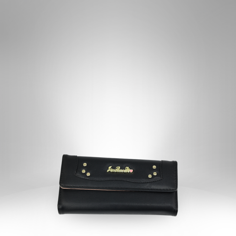 Studded Snap-Closure Rexin Wallet - RR-336