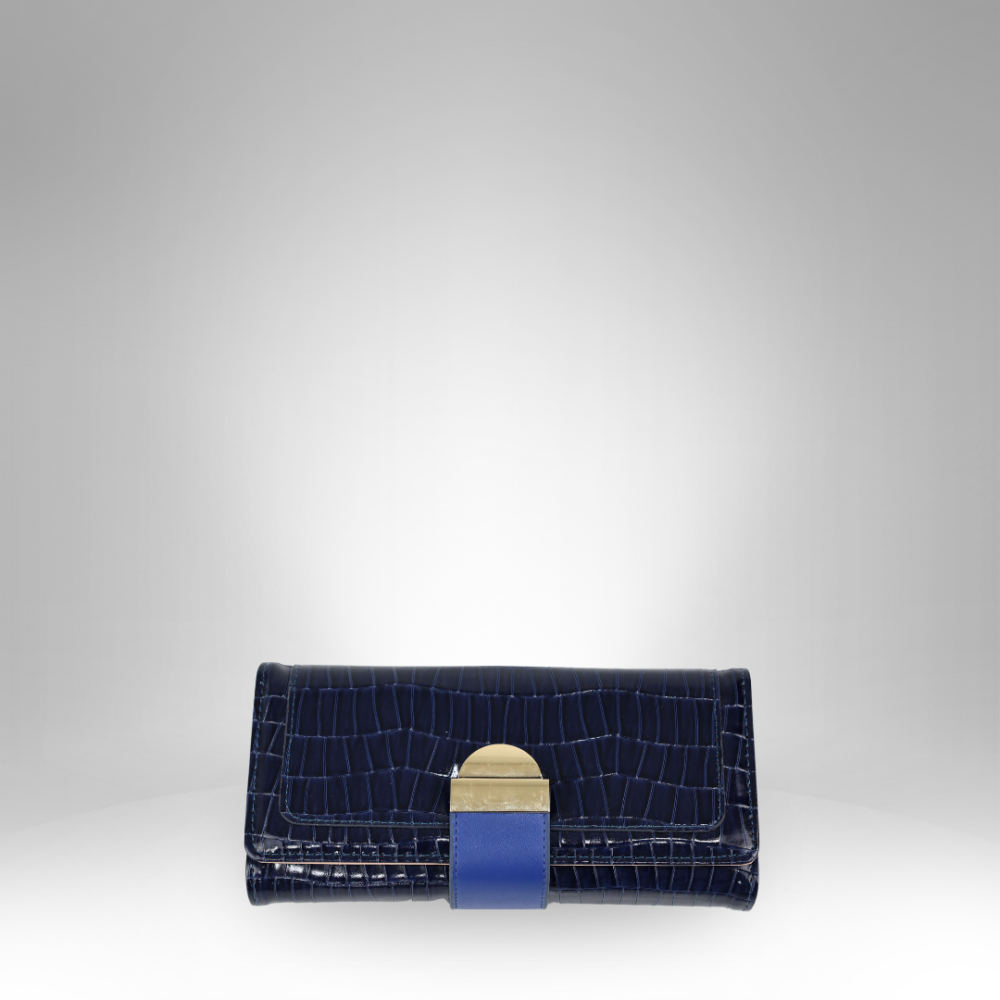 Embossed Snap-Closure Rexin Wallet - RR-301 - Image 4