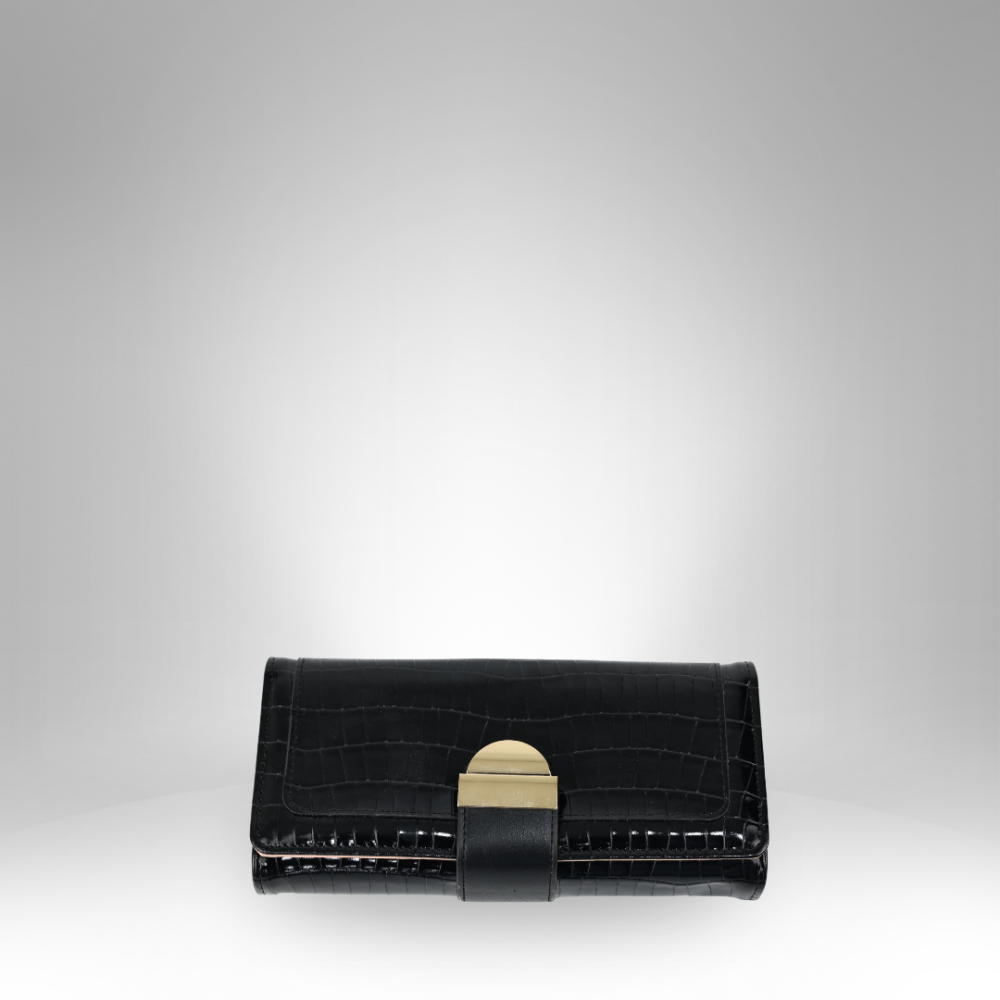 Embossed Snap-Closure Rexin Wallet - RR-301 - Image 3