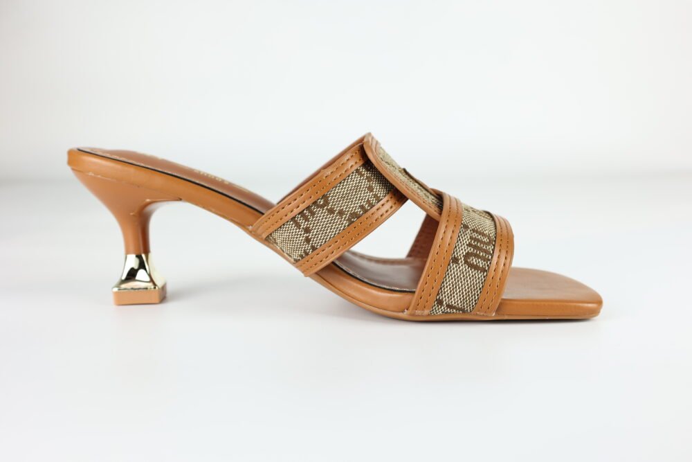 Women’s Elegant Heeled Mules - T58402-5
