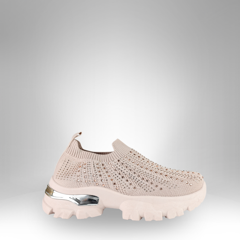 Women's Stylish Knit Slip-On Sneakers - 3456 - Image 2