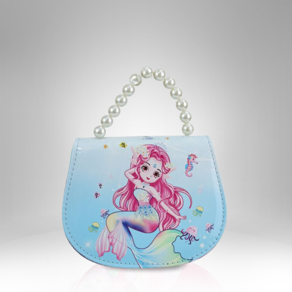 Kids Fairy Tale Princess Pearl Handle Handbag 607-5 - Image 4