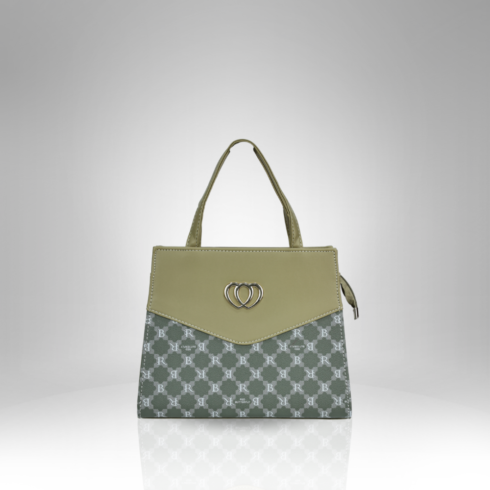 Women's Monogrammed Shoulder Tote Bag AX-24004 - Image 5