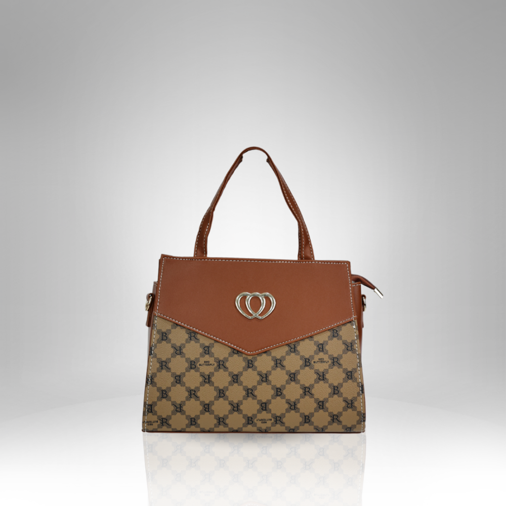 Women's Monogrammed Shoulder Tote Bag AX-24004 - Image 2