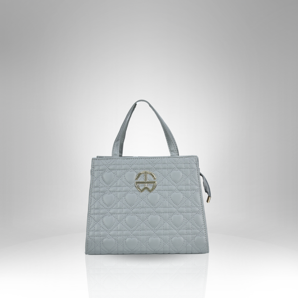 Women's Classic Quilted Monogram Tote Bag AX-24003 - Image 4