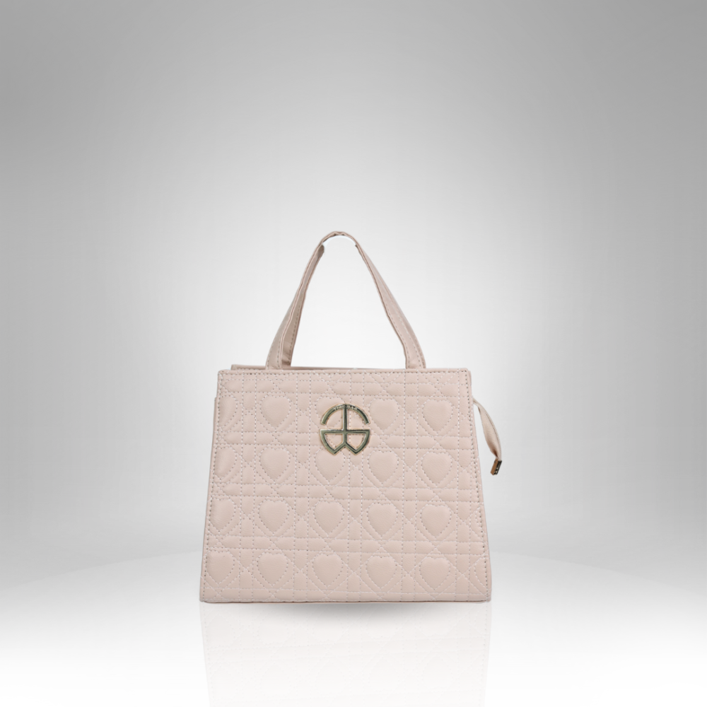 Women's Classic Quilted Monogram Tote Bag AX-24003 - Image 2