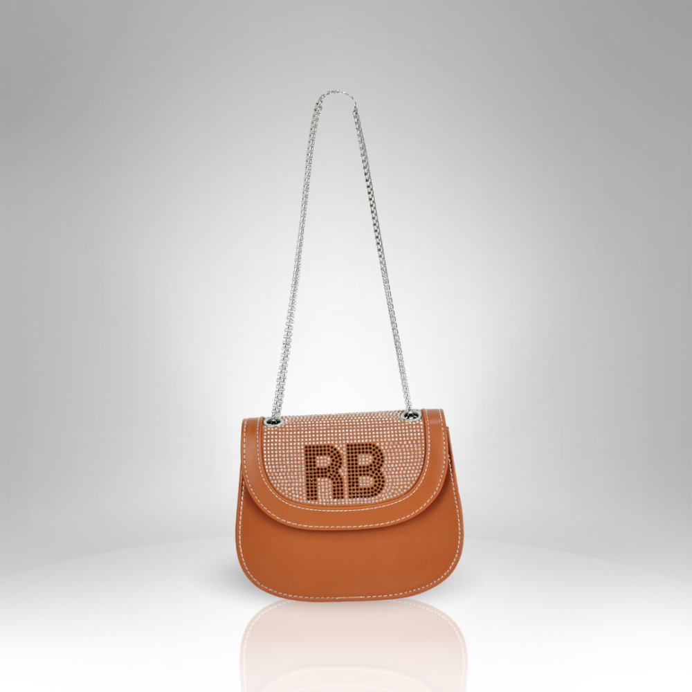 Women's Monogram Chain Crossbody Bag AX-253 - Image 5
