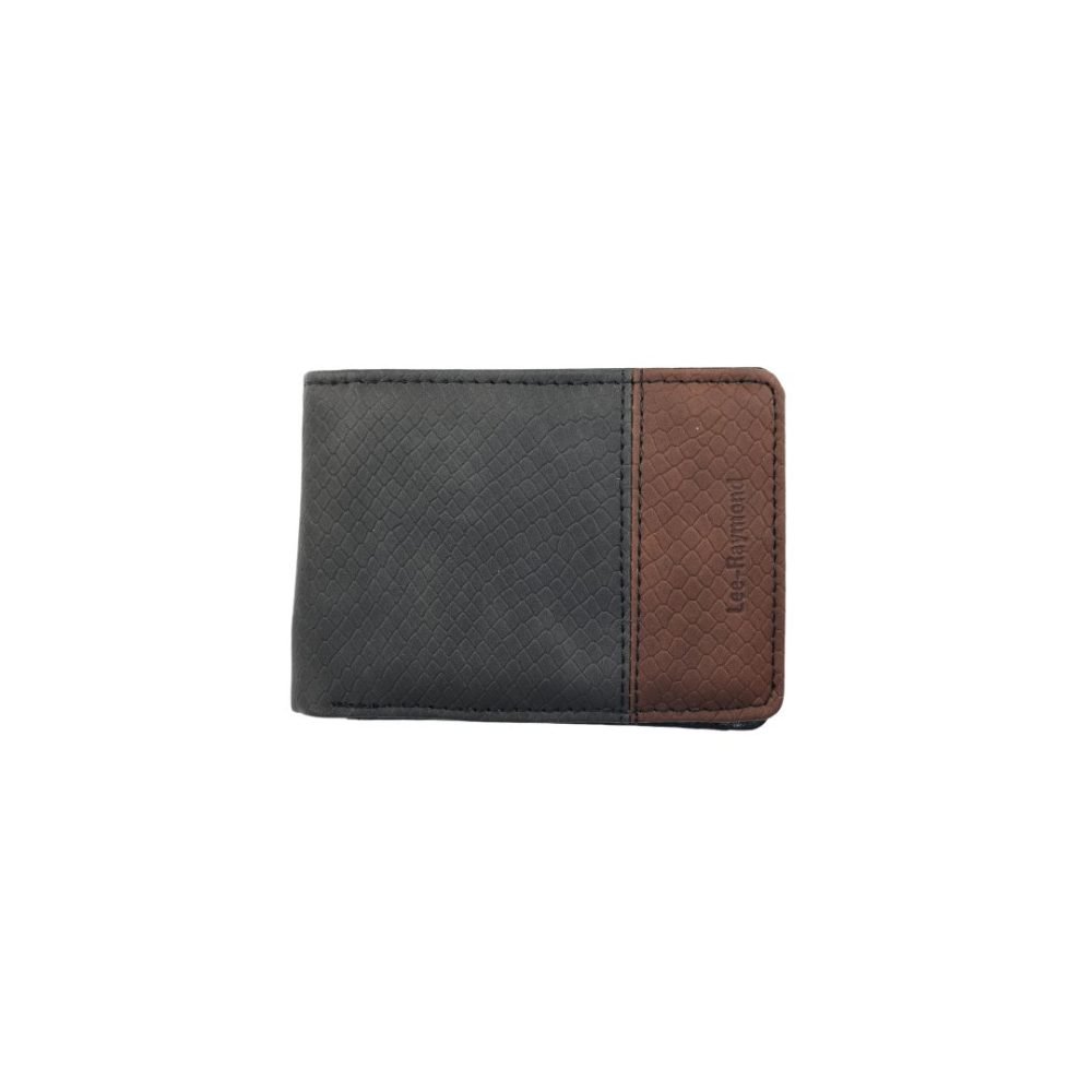 Dual-Tone Rexin Wallet with Snap Closure - LR-002