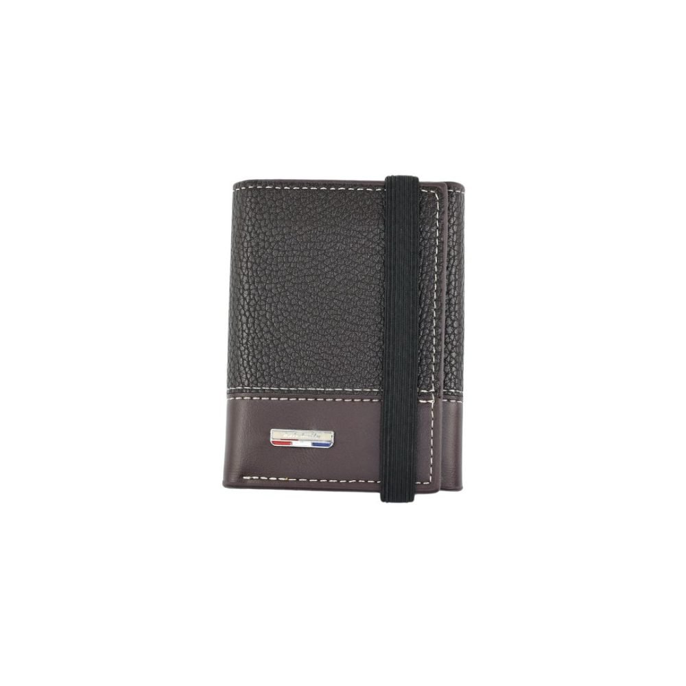 Men's Rexin Wallet with Elastic Strap Closure - MS-1881