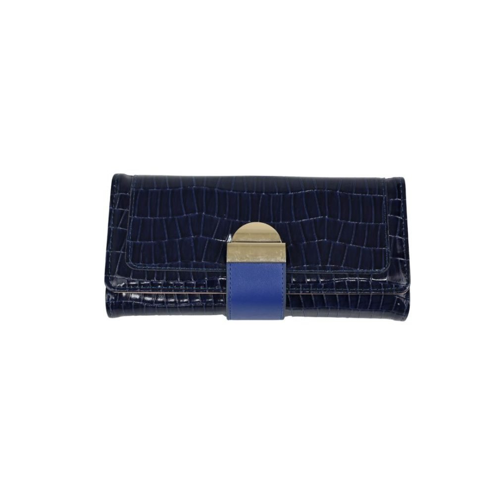 Embossed Snap-Closure Rexin Wallet - RR-301 - Image 2