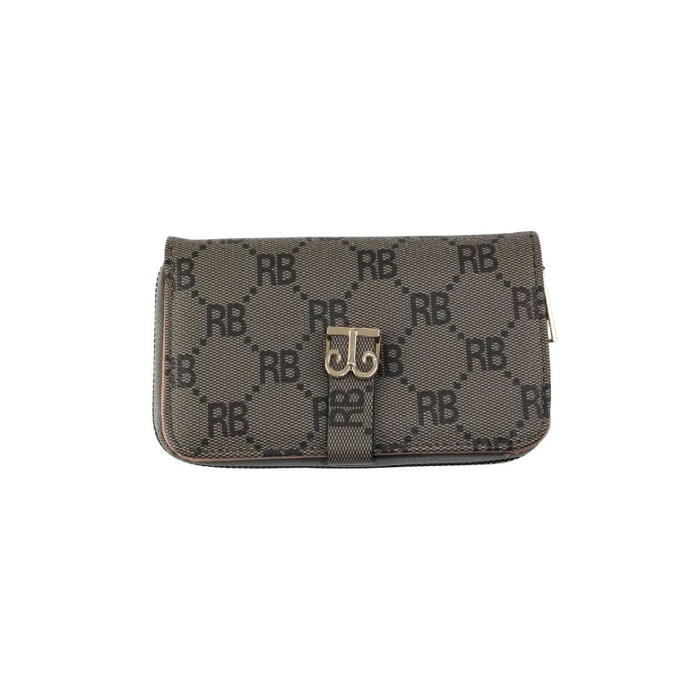 Monogram Print Snap-Closure Rexin Wallet - TP-000143 - Image 2