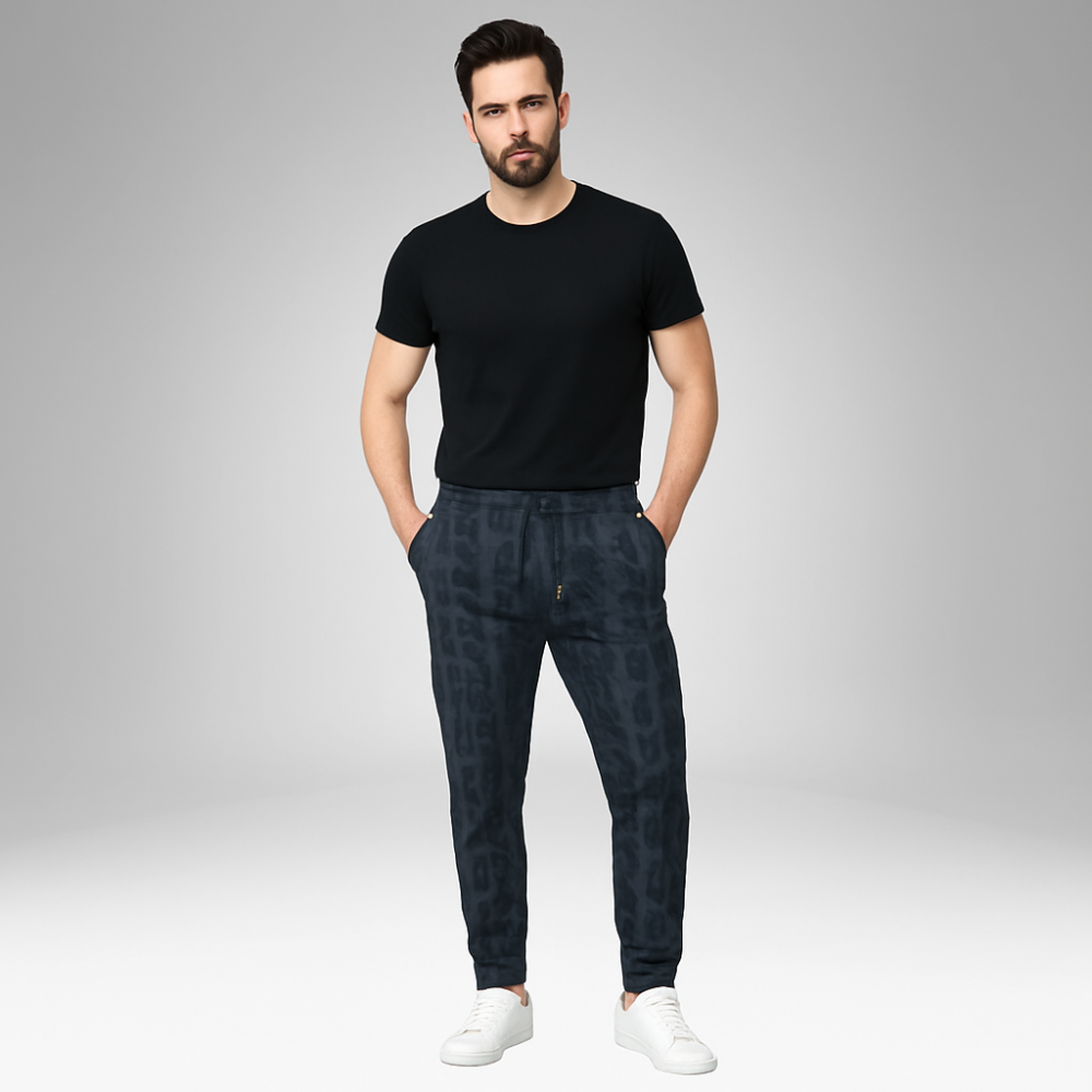 Men’s Printed Jogger Pants ( 091-1 )