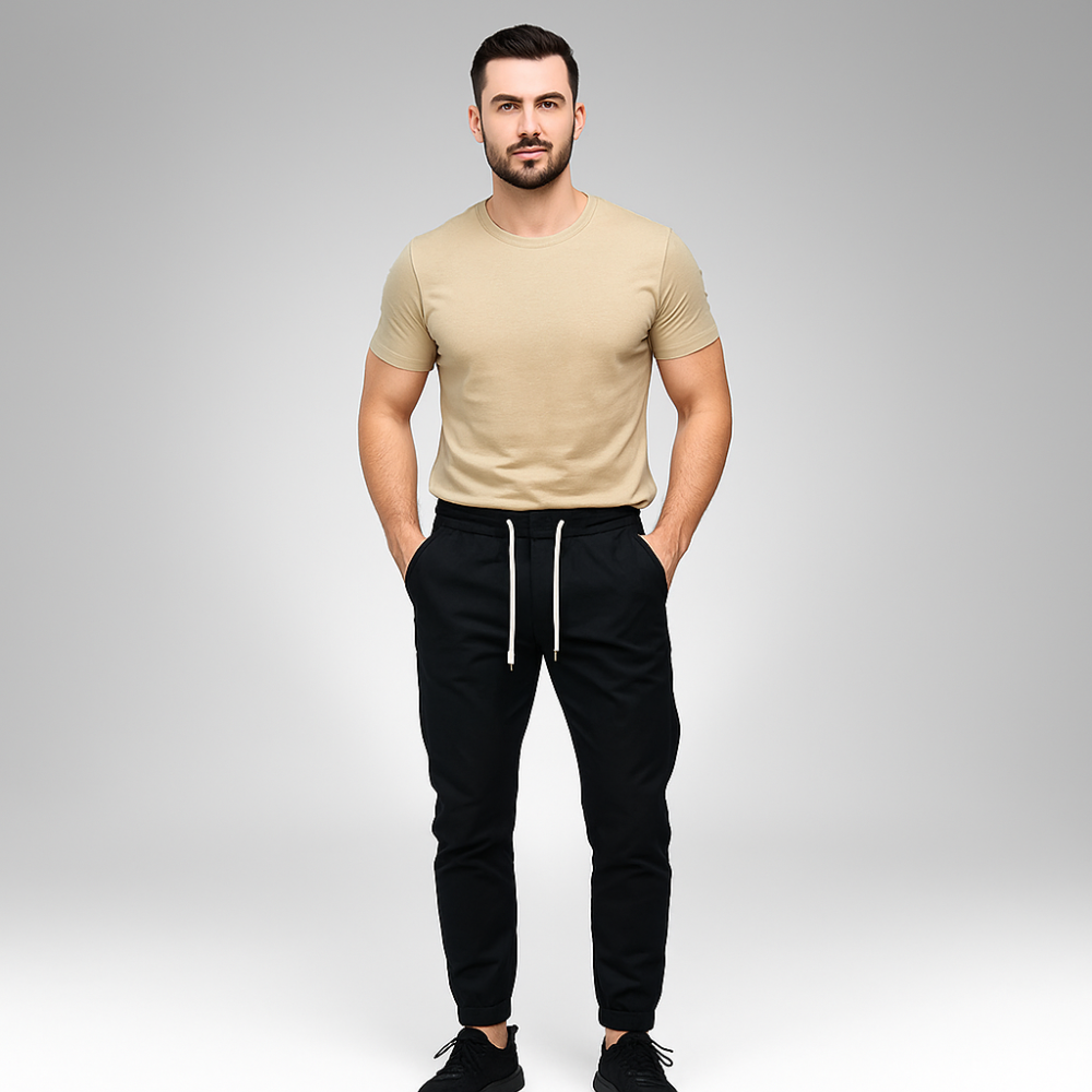 Men’s Slim Fit Cargo Joggers ( 1392-5 )
