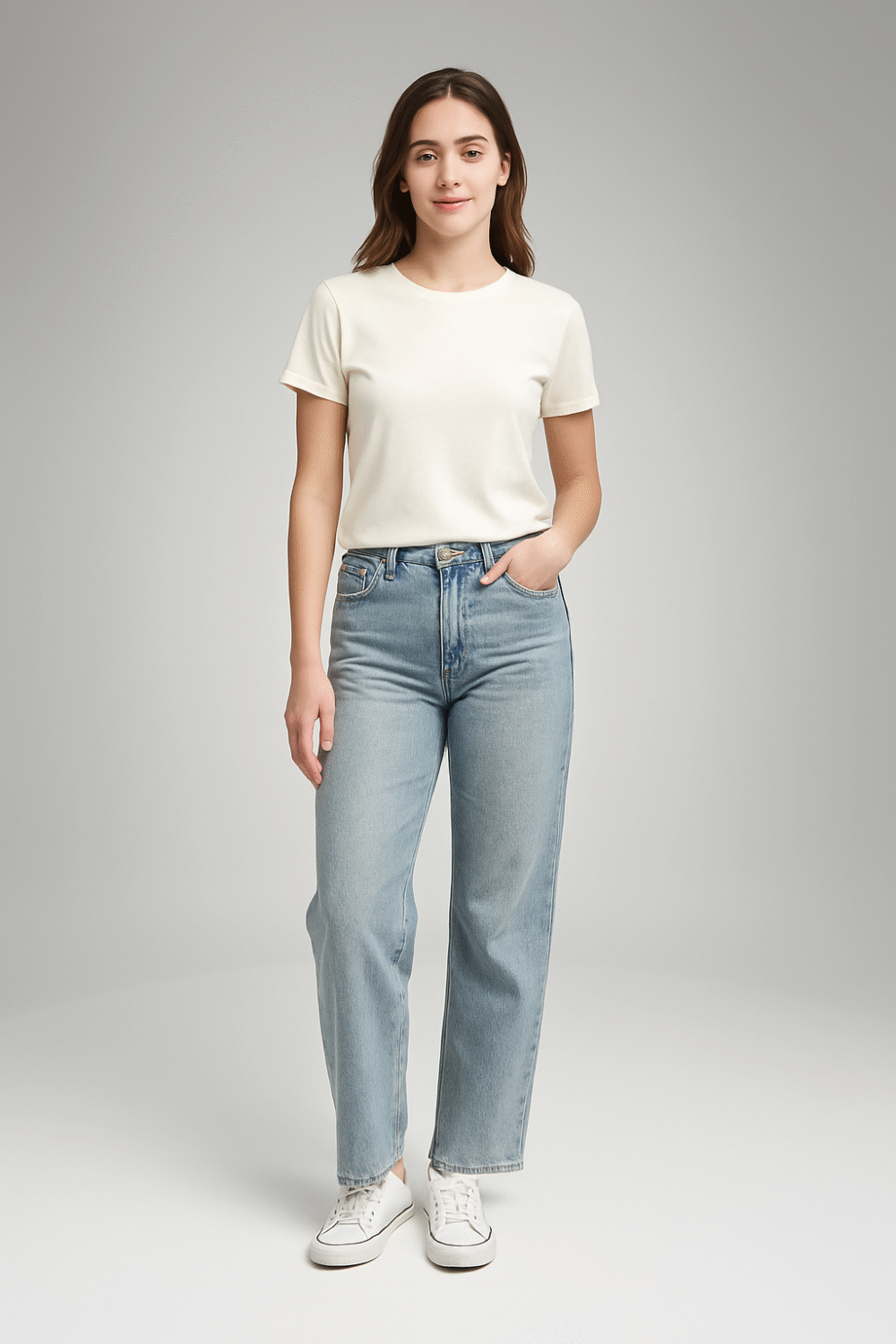 Relaxed Fit Wide-Leg Jeans (2301)