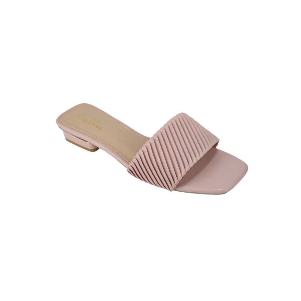 Women's Ribbed Slide Sandals - CLS-72237