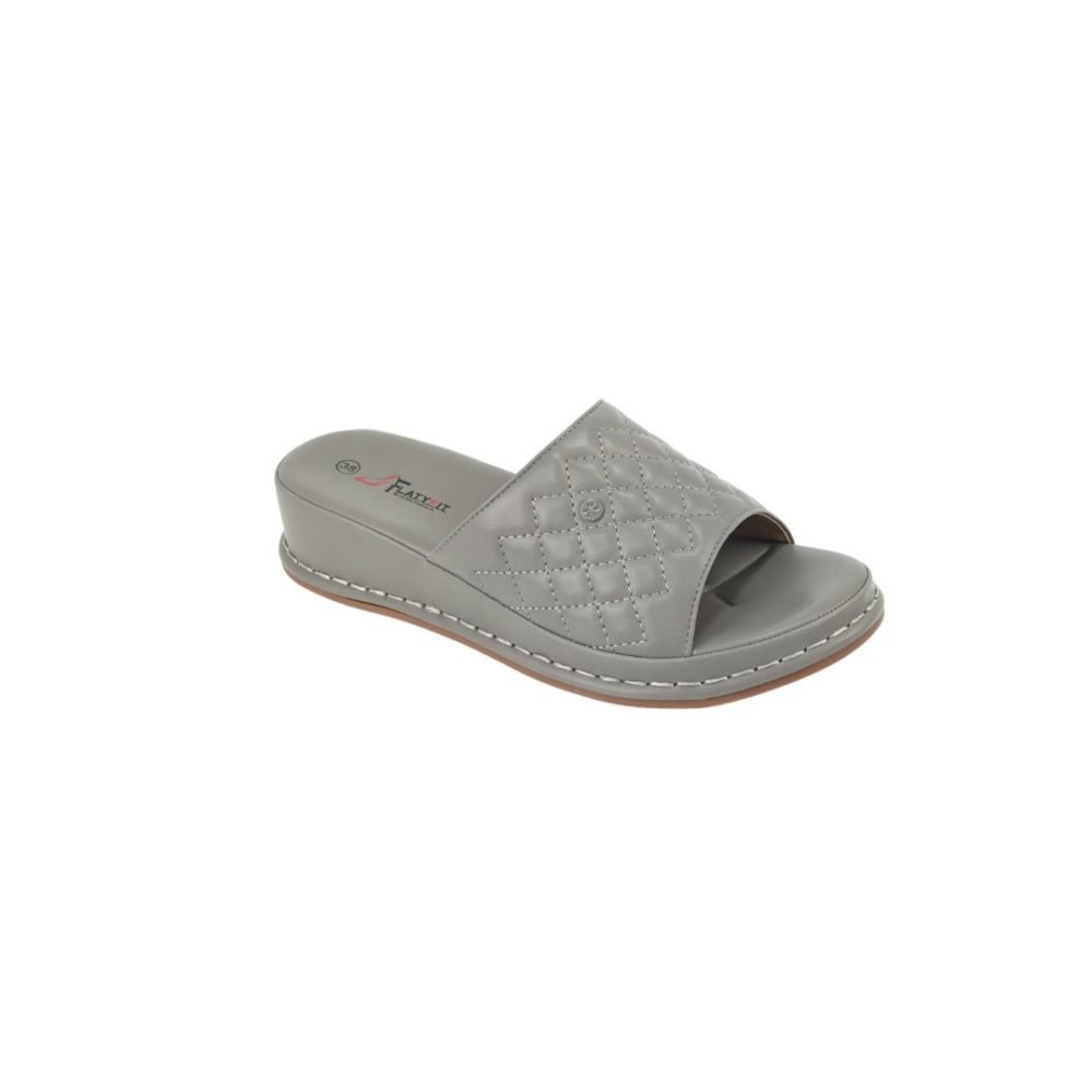 Women's Quilted Slide Sandal - FF-867 - Image 2