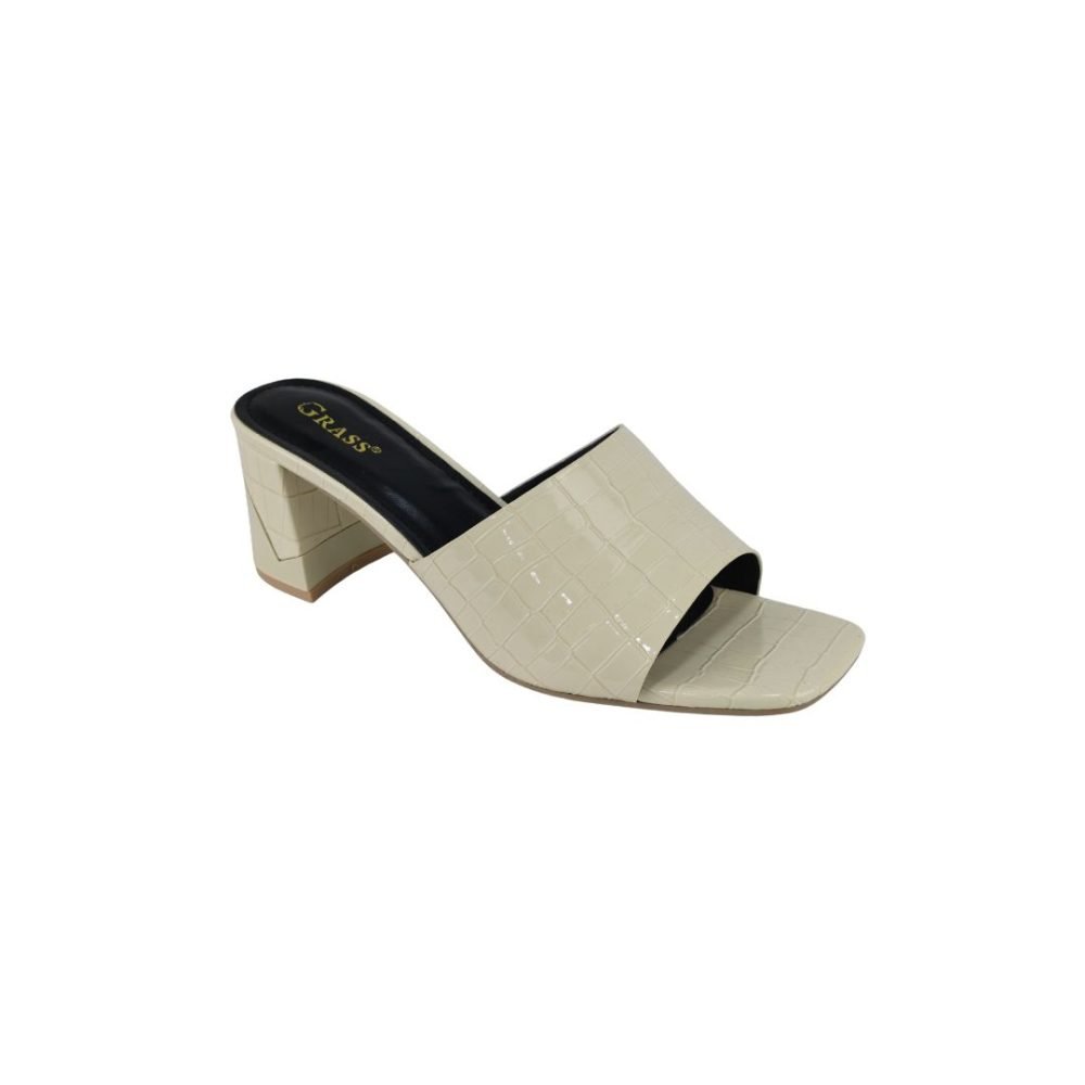 Women's Sleek Block Heel Slide Sandals GRS-2921 - Image 3