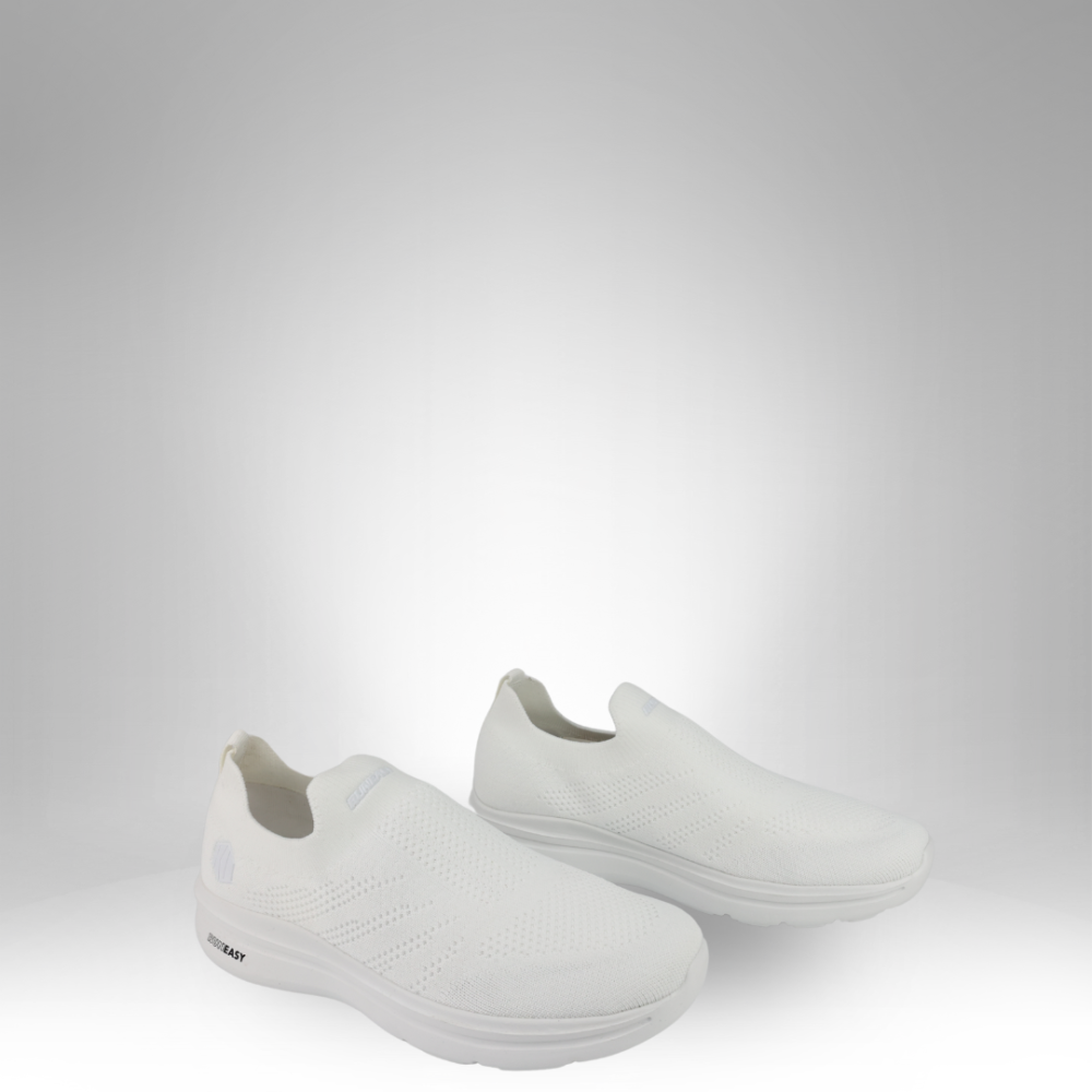 Women's Black and Gray Slip-On Sneakers - 706-1