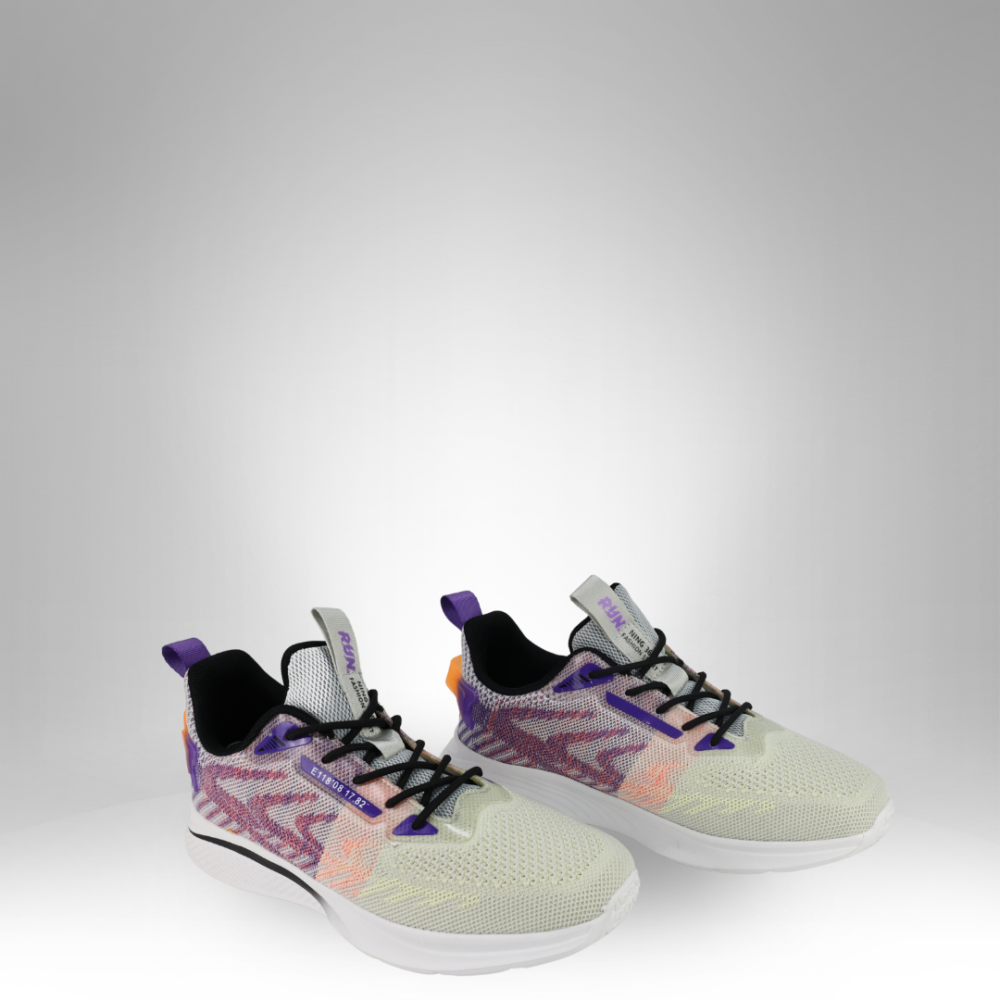 Women's Vibrant Multi-Colored Athletic Sneakers - 710-1 - Image 2