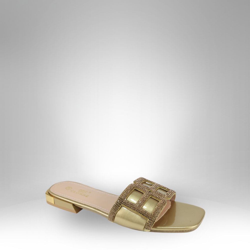 Women's Chic Embellished Slide Sandals CLS-72510