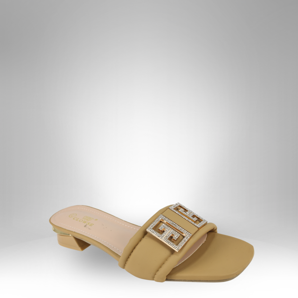 Women's Luxe Embellished Slide Sandals CLS-72318 - Image 2