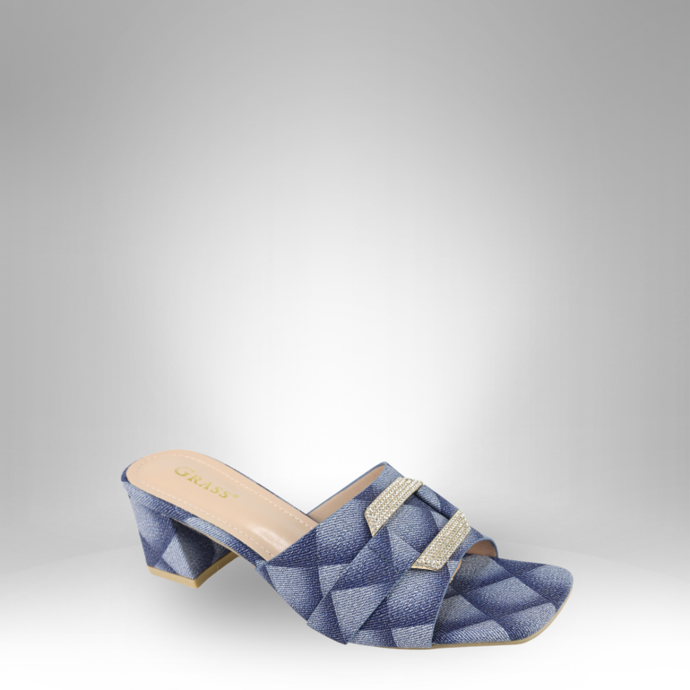 Women's Heel Printed Block - GRS-3155