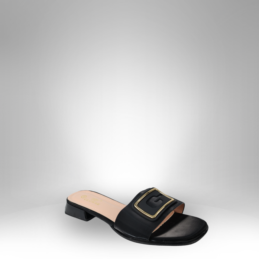 Women's Slip-On Sandals with Square Buckle CLS-72179 - Image 2