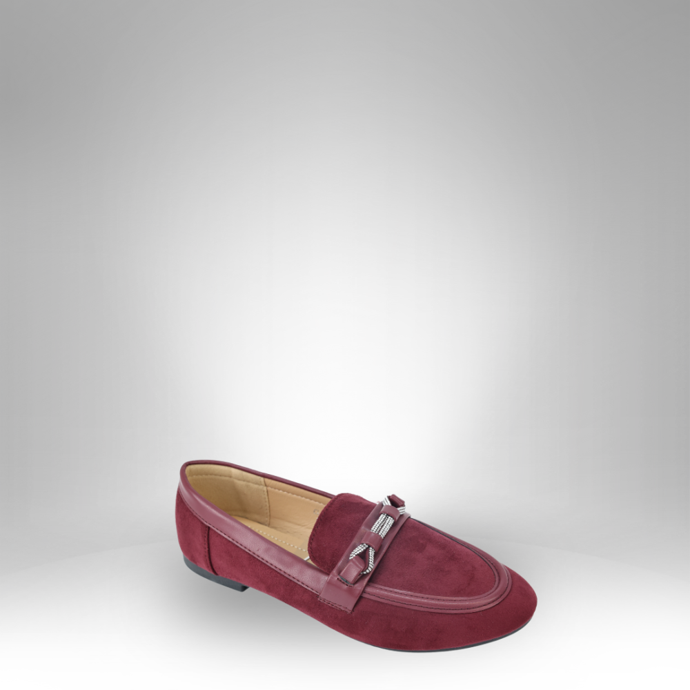 Women's Faux Suede Slip on Loafers CLS-30872 - Image 2