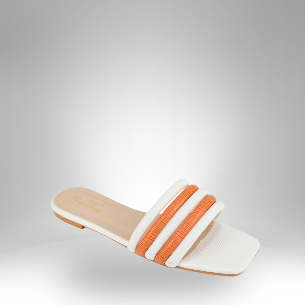 Women's Striped Slide Sandals - CLS-72132 - Image 3
