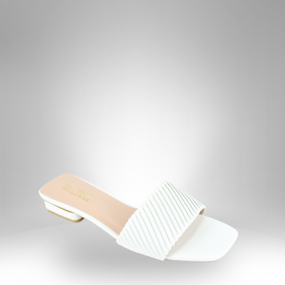 Women's Ribbed Slide Sandals - CLS-72237