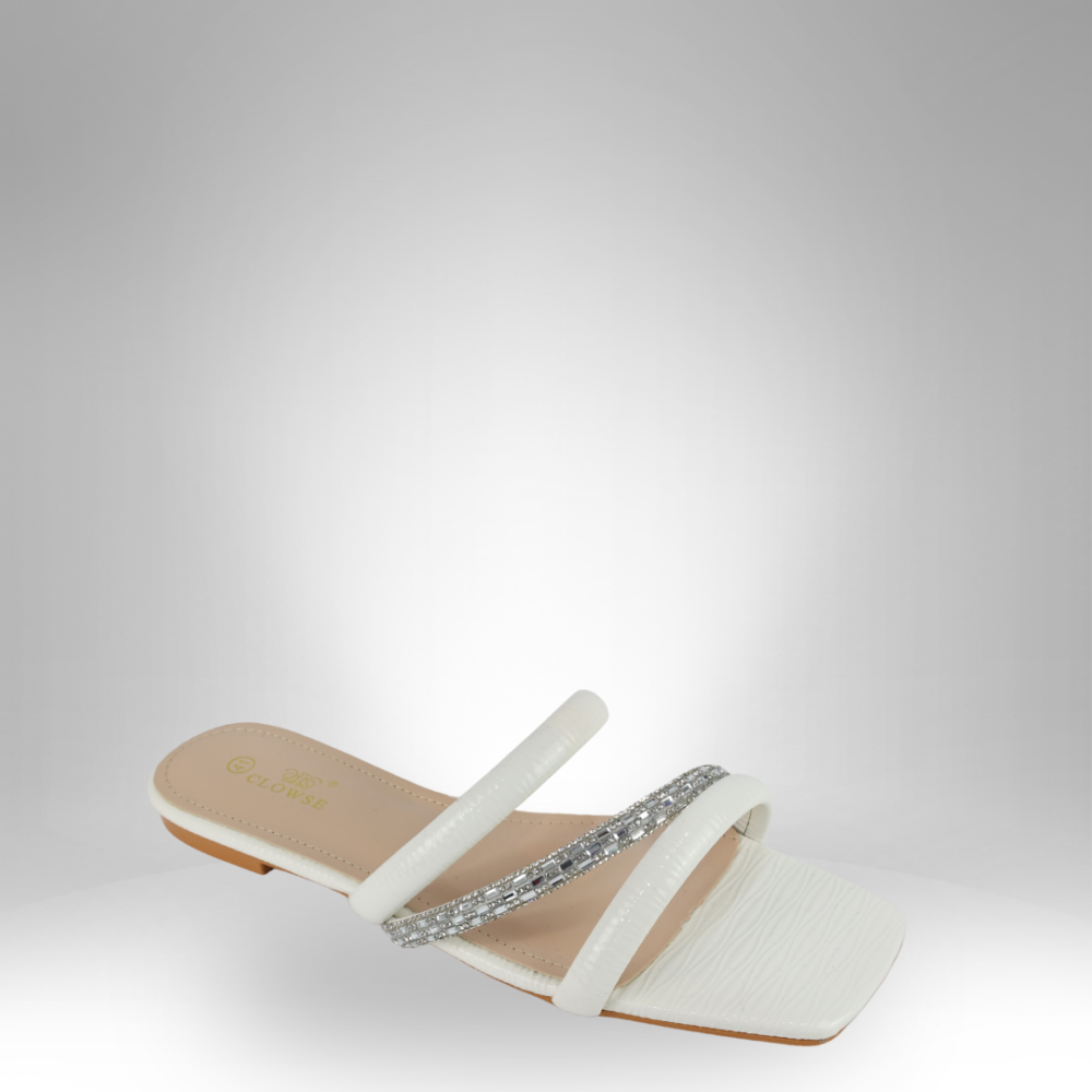 Women's Sandals with Metallic Accent - CLS-72133 - Image 2