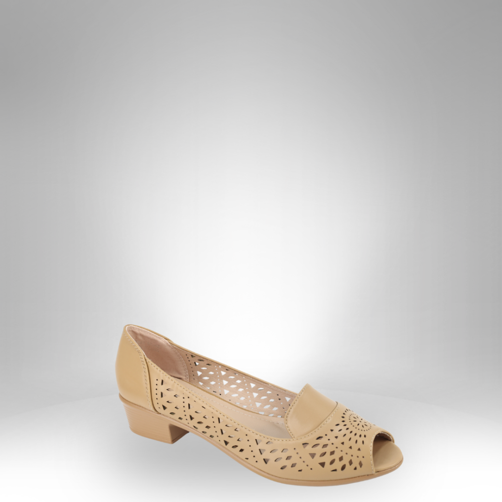 Women's Open-Toe Cut-Out Heels FF-843
