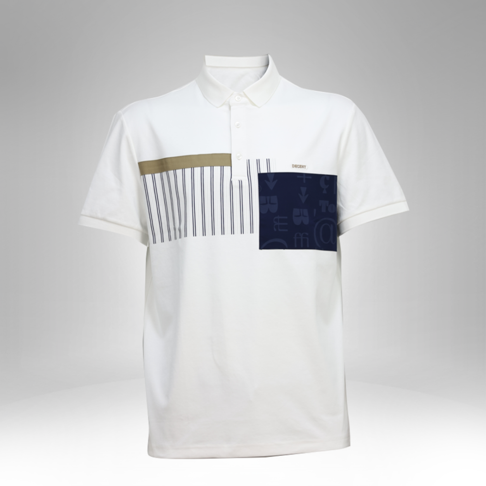 Men's Patterned Polo T-Shirt  T5101 - Image 3