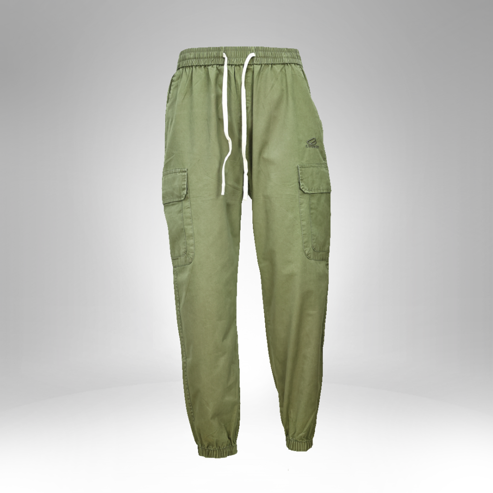 Men's Black Cargo Joggers ( 55035 )
