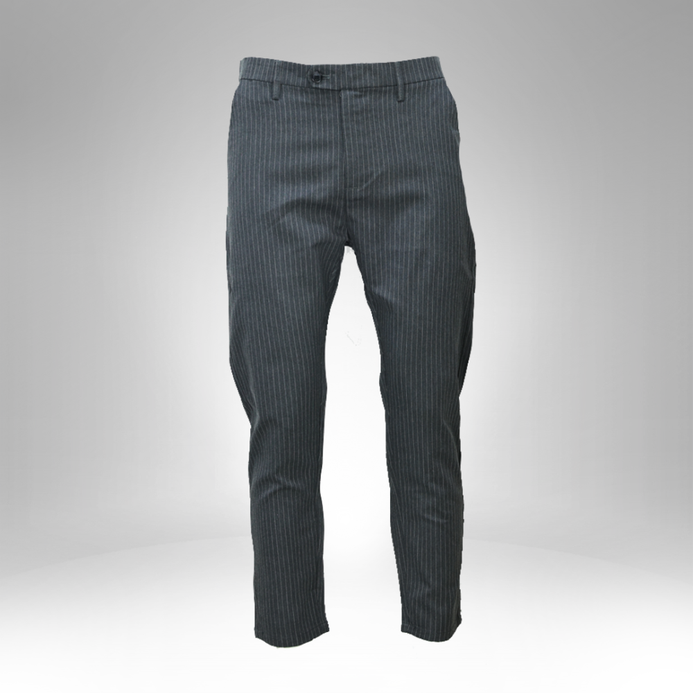 Men's Striped Tapered Pants ( 763-3 )