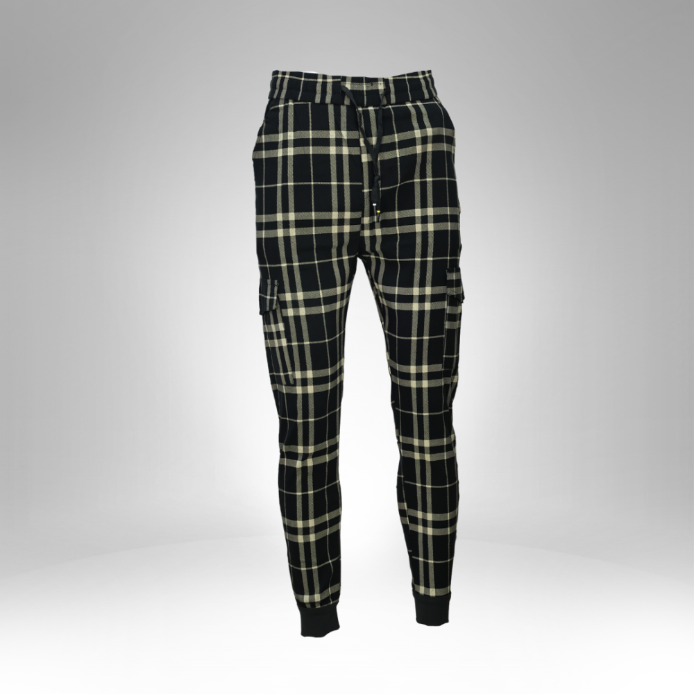 Men's Plaid Cargo Joggers ( 131 )